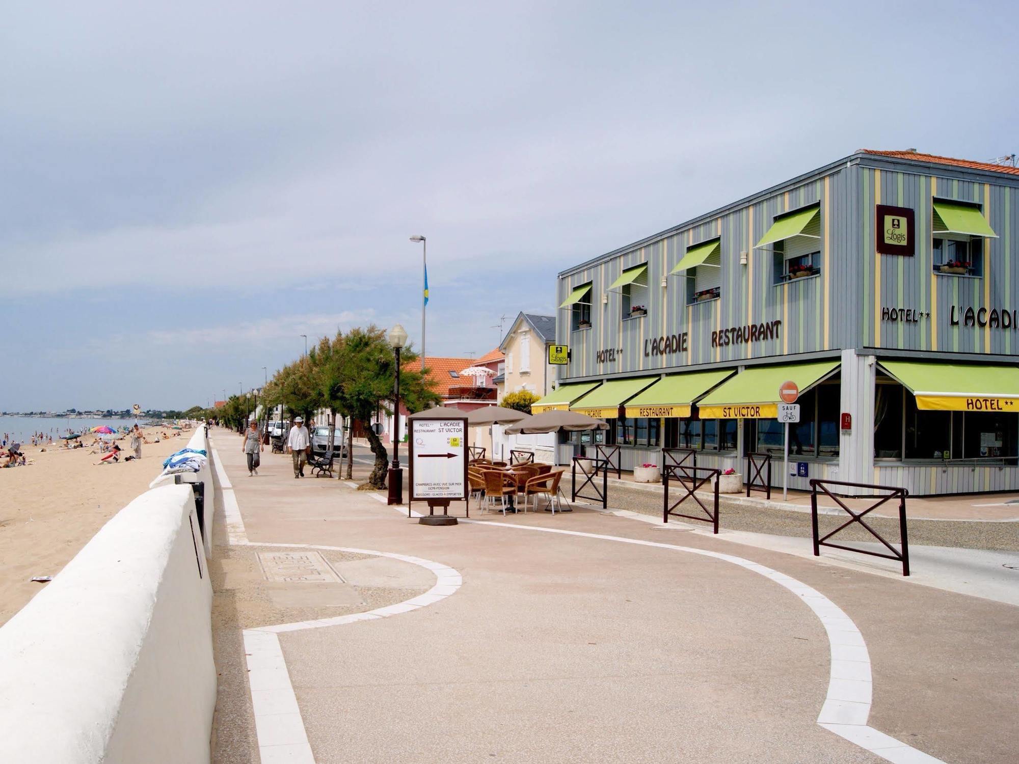 Acadie Saint Victor - Hotel Restaurant - Face Mer - Chatelaillon Plage Exteriér fotografie